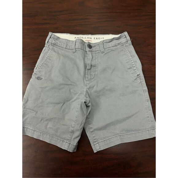 American Eagle Mens Light Grey Shorts Size 26 - Picture 1 of 5
